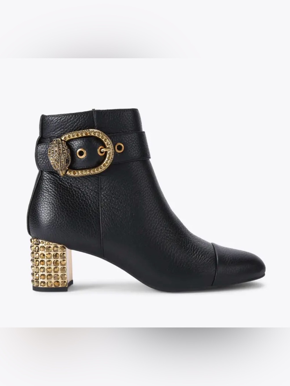 Kurt Geiger Mayfair 55 Ankle Boot Black Leather Size 6